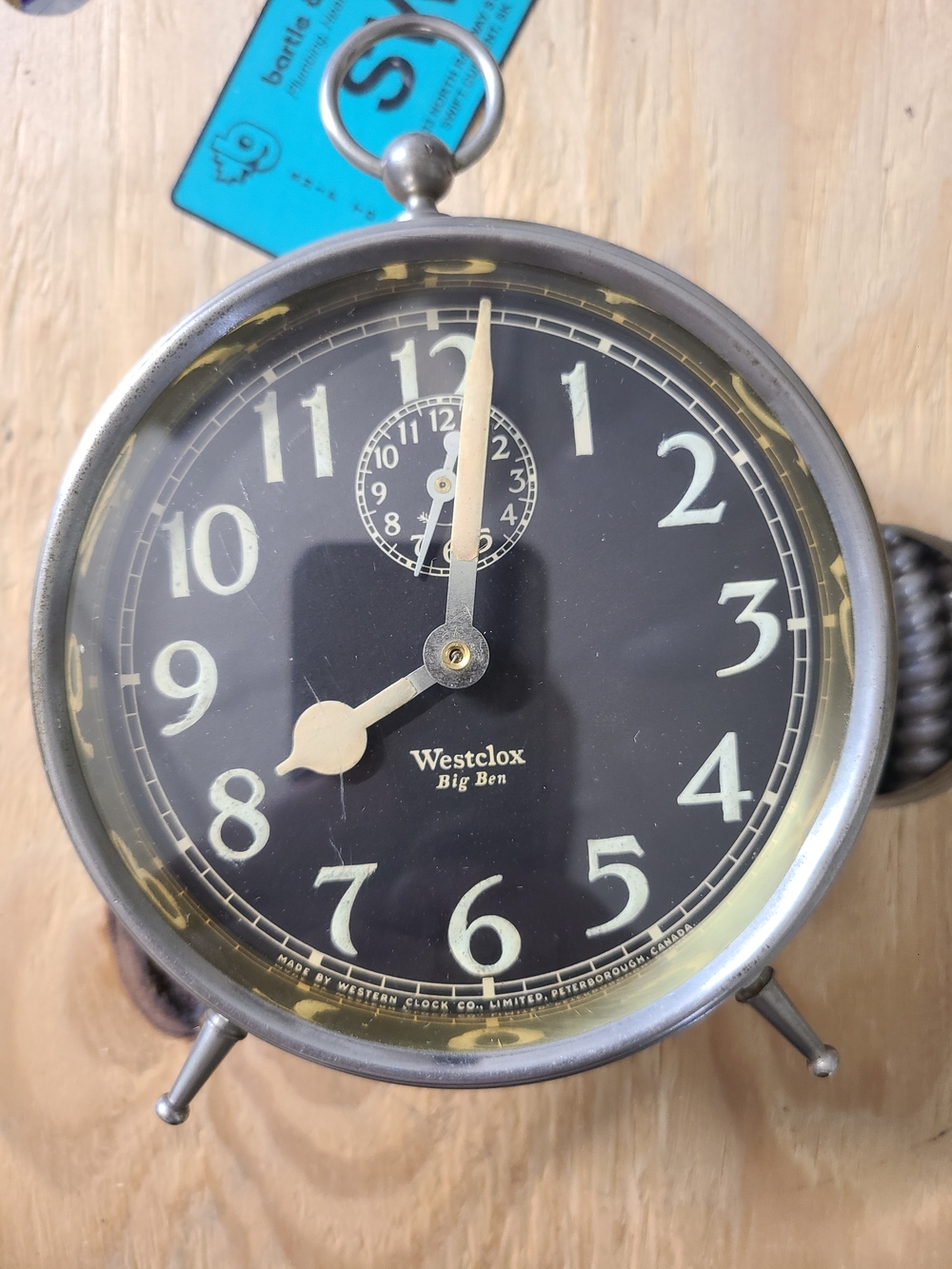 Westclox Big Ben Vintage-Style Black Alarm Clock